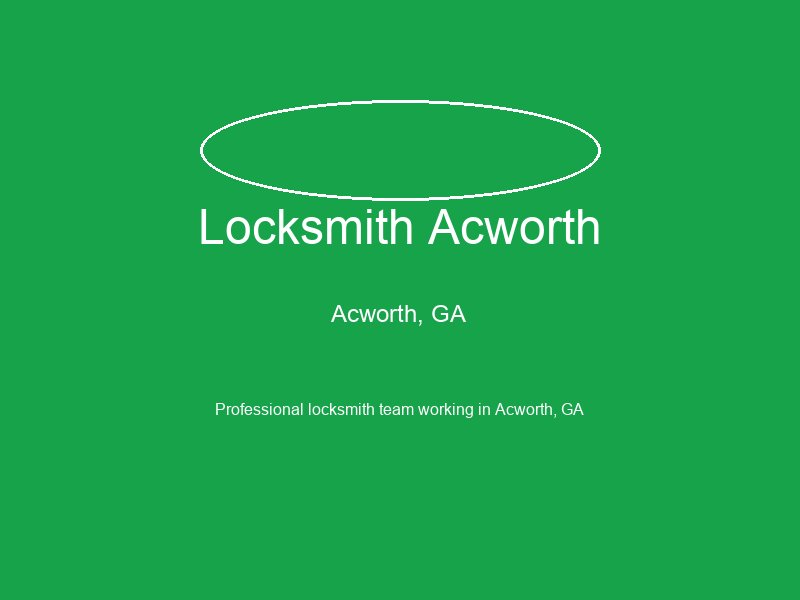 Professional Locksmith Team in Acworth, GA
